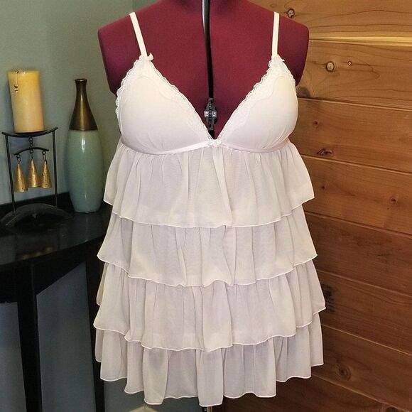 Cassandra Intimates Tiered Babydoll (size L) - Picture 1 of 6